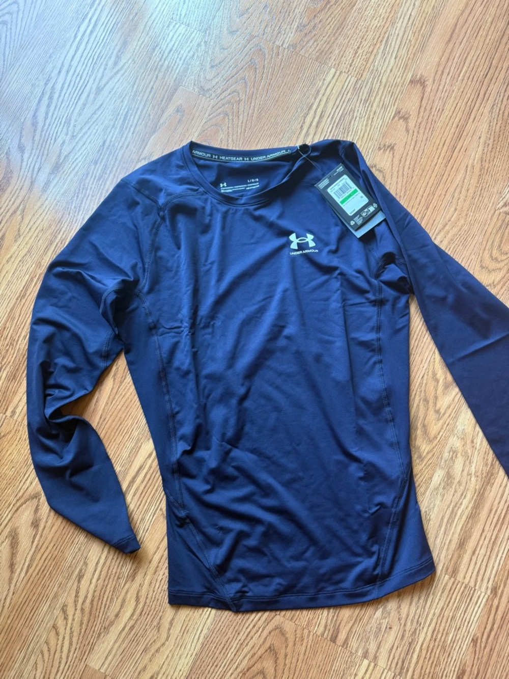 Under Armour Men's Long Sleeve Compression Top - Navy